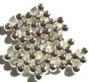 50 6mm Round Bright Silver Plated Beads (3.3mm hole)